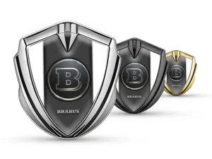 Brabus Emblema Metallico Badge Disegno Sportivo Elegante